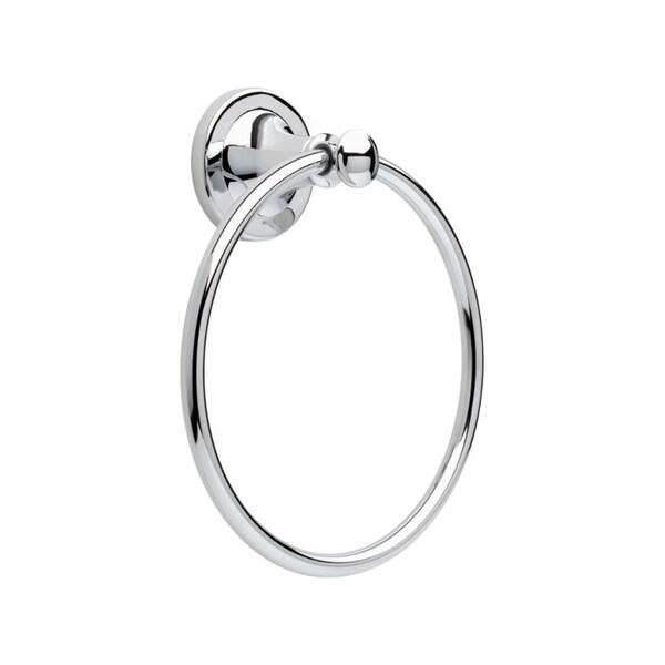 B & K Delta Silverton Polish Chrome Towel Ring Die Cast Zinc 132889 - main